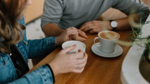 Couples Counseling - drinking coffee image